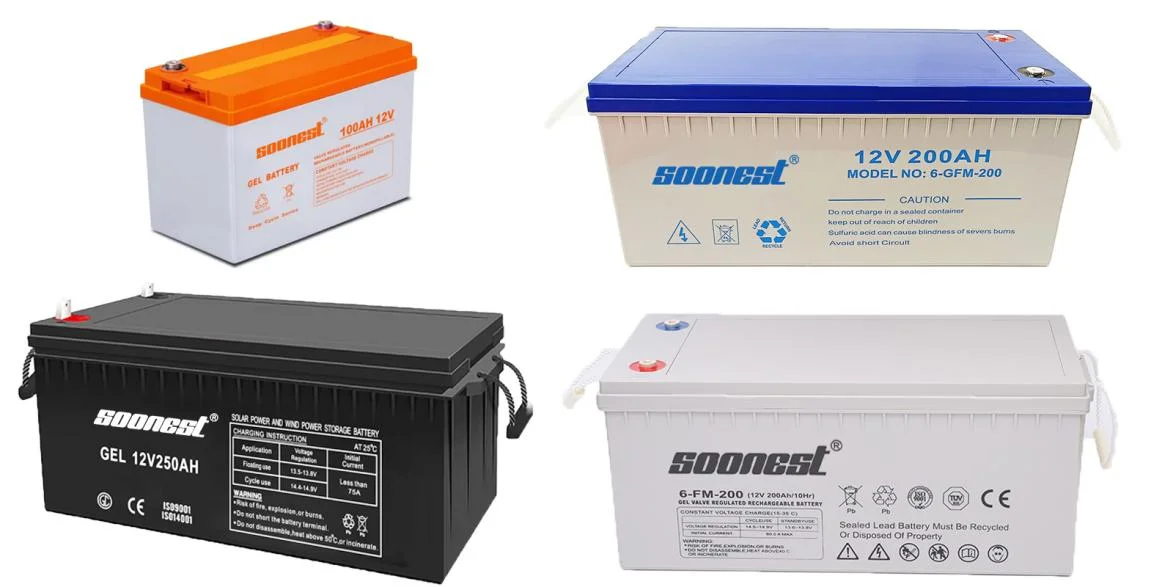 lithium-ion or gel batteries