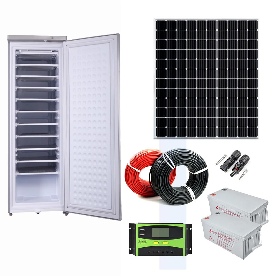 Full Freezing 198L Solar Powered Refrigerator