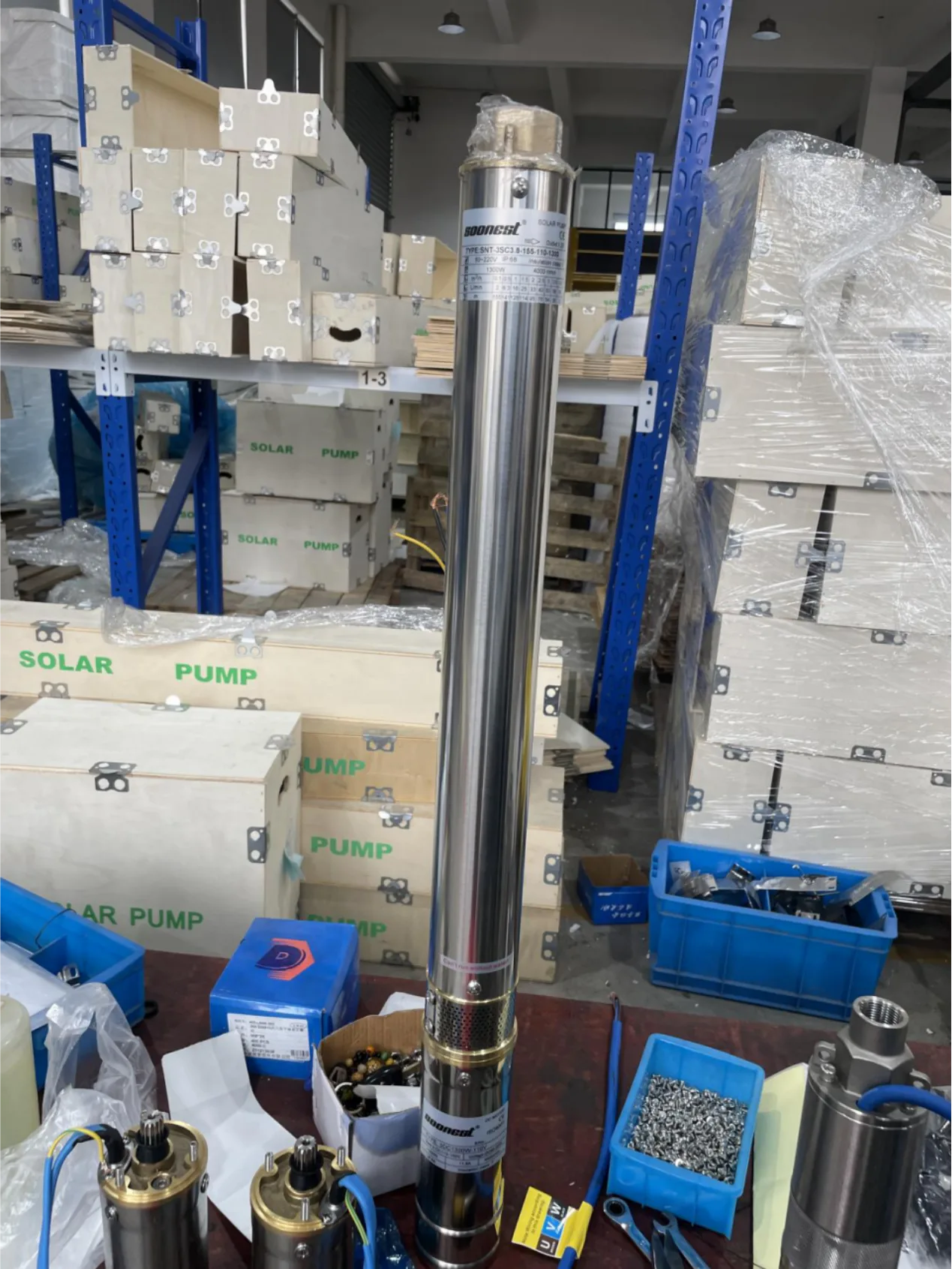 Assembly SOONEST Solar Water Pump