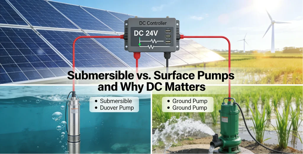 Choosing the Right Solar Water Pump Submersible vs. Surface Pumps and Why DC Matters