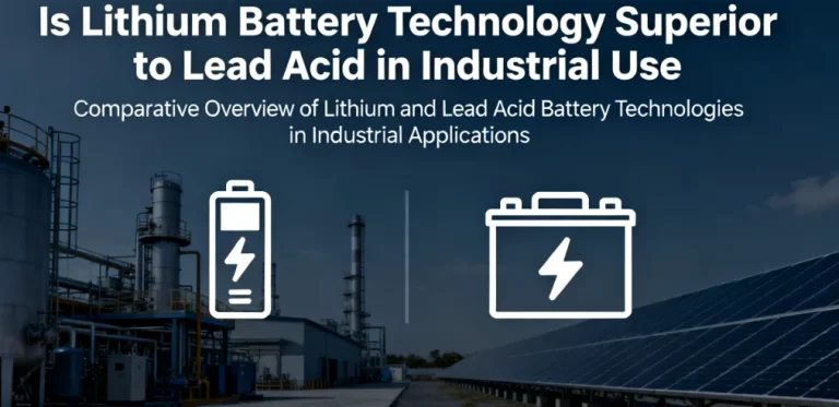 Ist Lithiumbatterietechnologie der Bleisäure im industriellen Einsatz überlegen