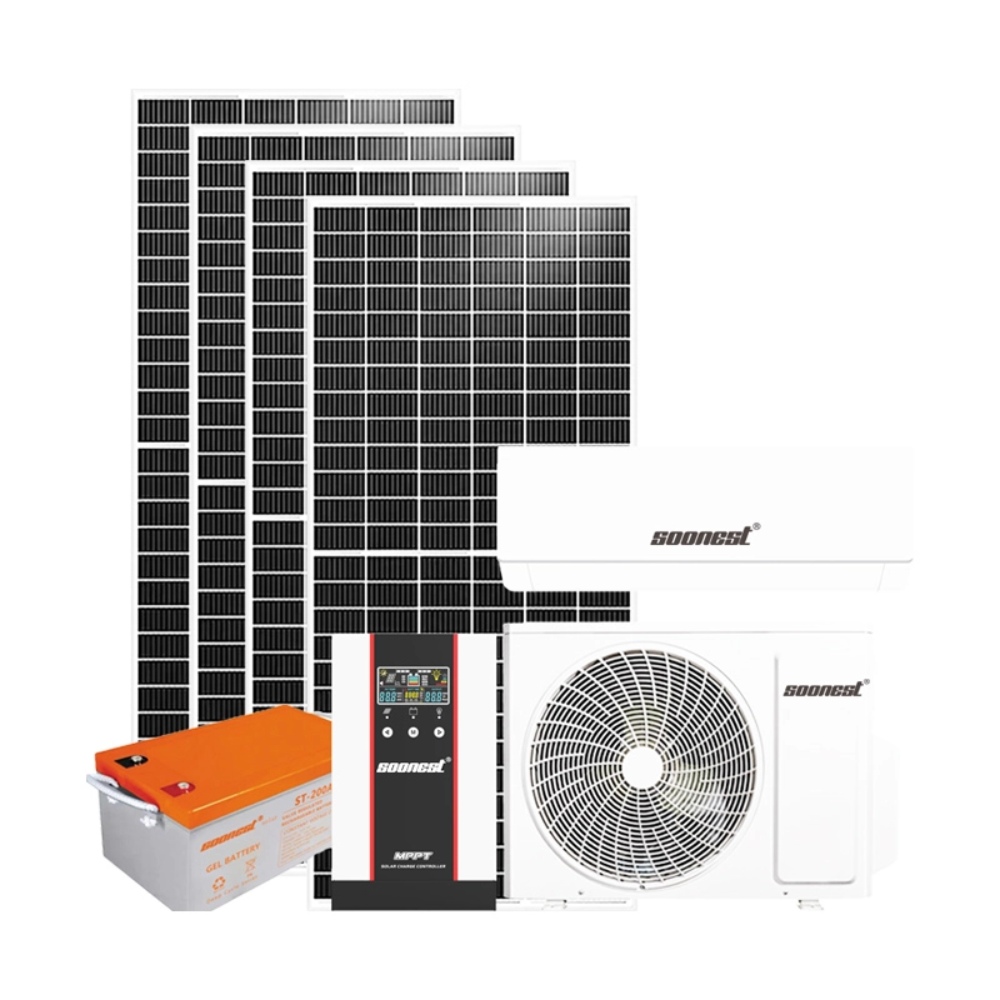 48V DC Solar Air Conditioner – Off Grid With Solar Panel And Battery