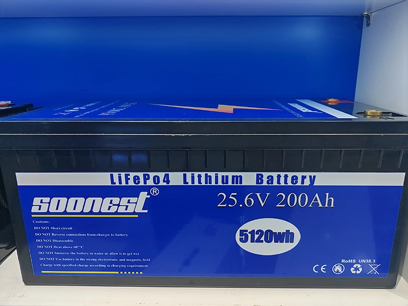 SOONEST Deepa Cycle Solar LiFePO4 Battery 12.8V 25.6V 50ah 100ah 150ah 200ah 250ah Lead Acid to Lithium Ion Battery Rechargeable 12V 24V Cheap Price LIthium Battery With Best Quality