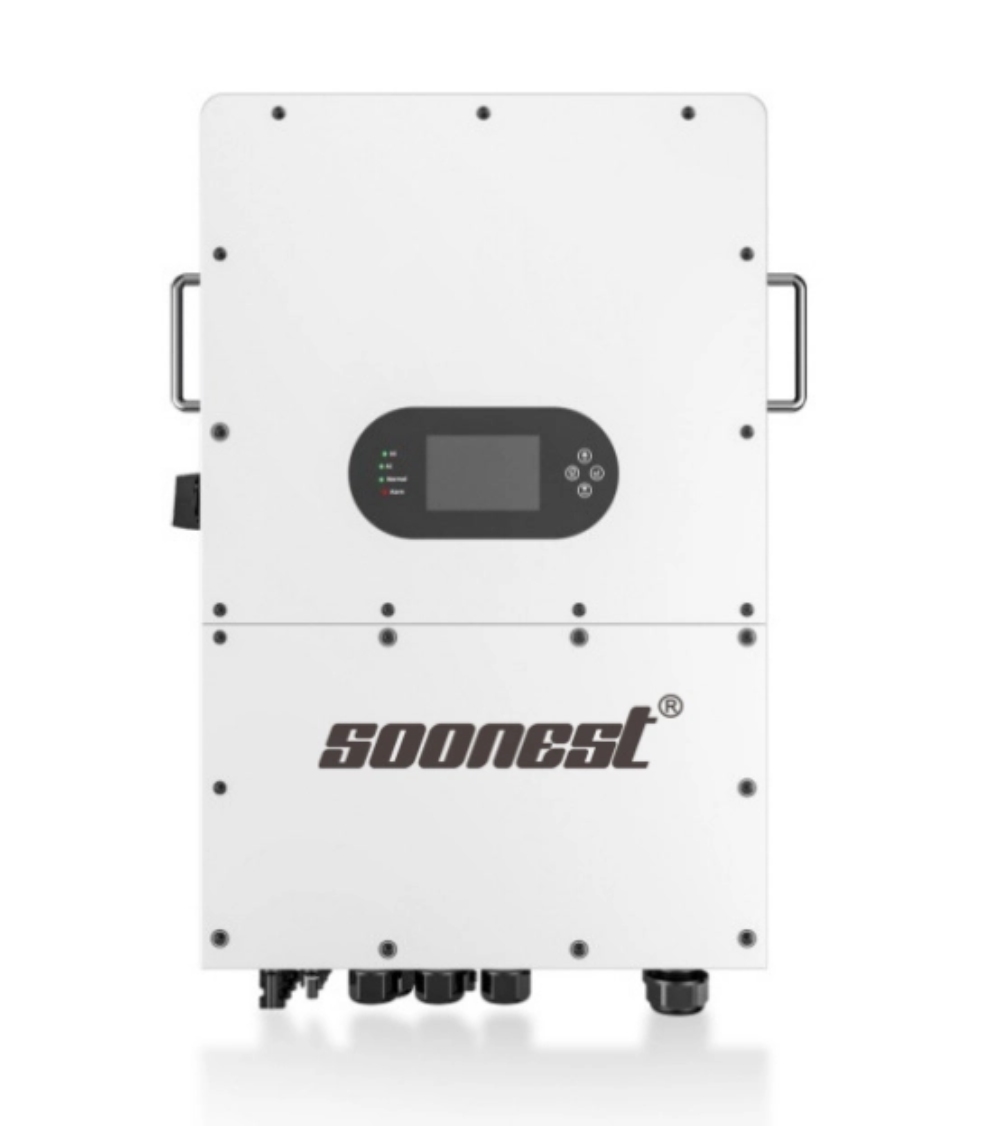SOONEST IP65 10KW 12KW 15KW 20KW 30kw 40KW 50KW High Voltage 3Phase 380V Hybrid Solar Inverter Power Mppt Pure Sine Wave Inverter