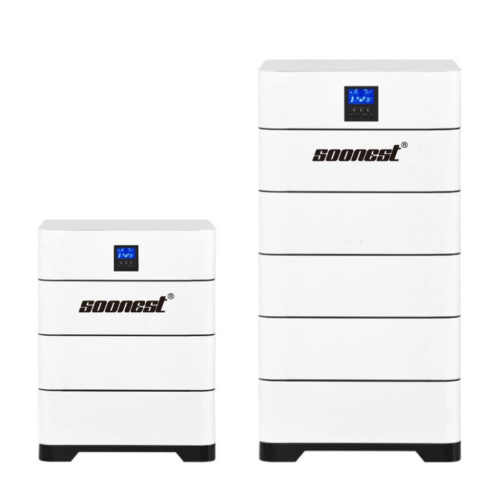 SOONEST Lithium Ion Battery Pack 48V 51.2V 100AH 200AH 500AH Lifepo4 5Kwh 15Kwh 20Kwh 30Kwh 17.5Kwh Home Solar Powered Energy Storage Battery