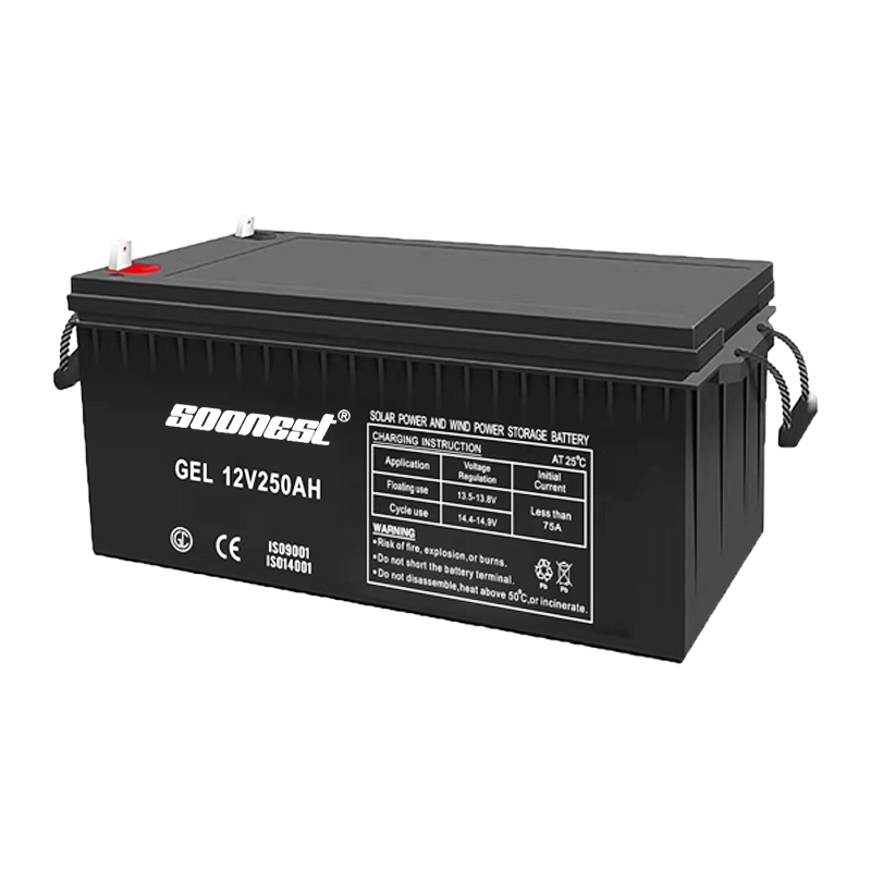 SOONEST Deep Cycle AMG GEL Solar Battery Rechargeable 12V 100ah 150ah 200ah 250ah Gel Battery