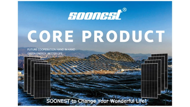SOONEST MONO A 350W 450W 550W 575W 585W Photovoltaic Solar Power Pane