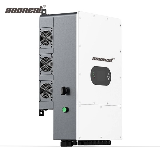 SOONEST 6kw 8KW 10kw 12kw IP65 380V Low Voltage Hybrid Solar Inverter Charger Solar System With WIFI For Solar System