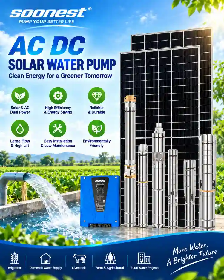 AC DC Solar Water Pump