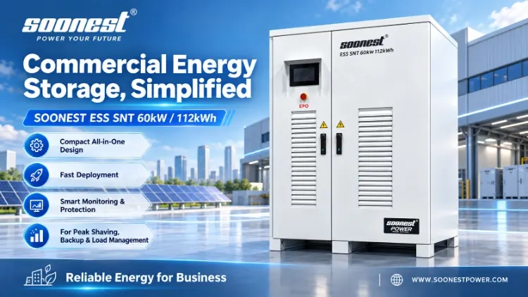 SOONEST 100kW 215kWh C&I Energy Storage Cabinet